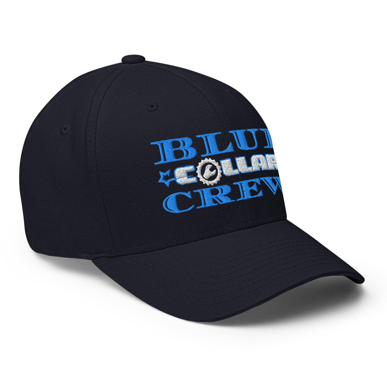 Durable Blue Collar Hat for Patriotic Working-Class Americans