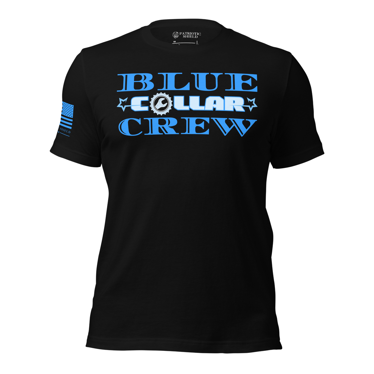 Blue Collar Crew T-Shirt for blue-collar warriors. Black