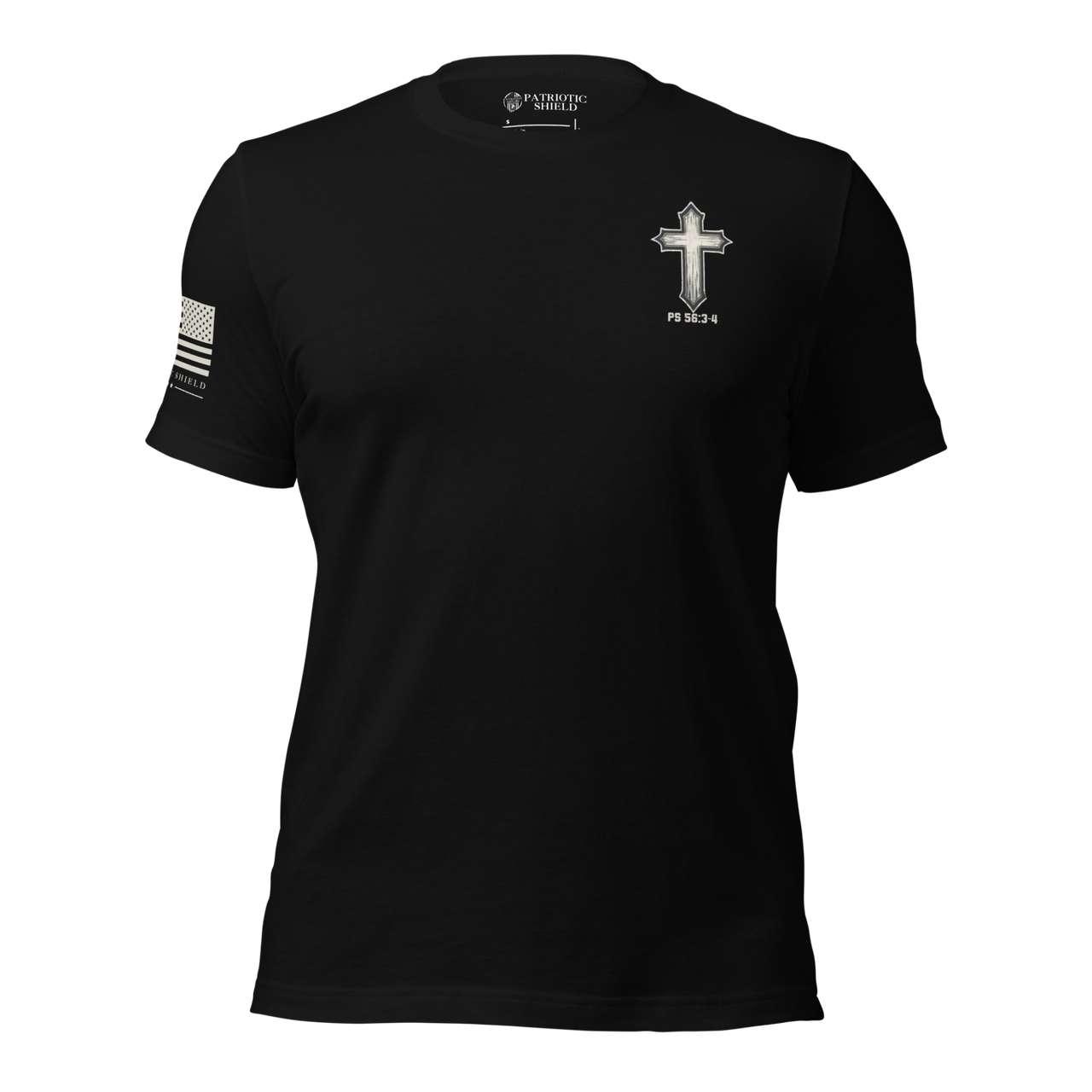 Religious Graphic Tee - Trust in God, Fear No More