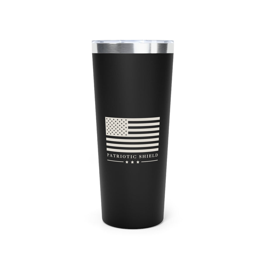 Tumbler with patriotic USA design