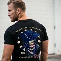 Faith and freedom statement tee
