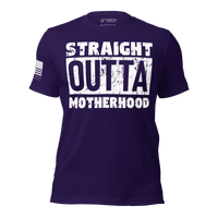 Comfy and relatable t-shirt for modern motherhood. team purple