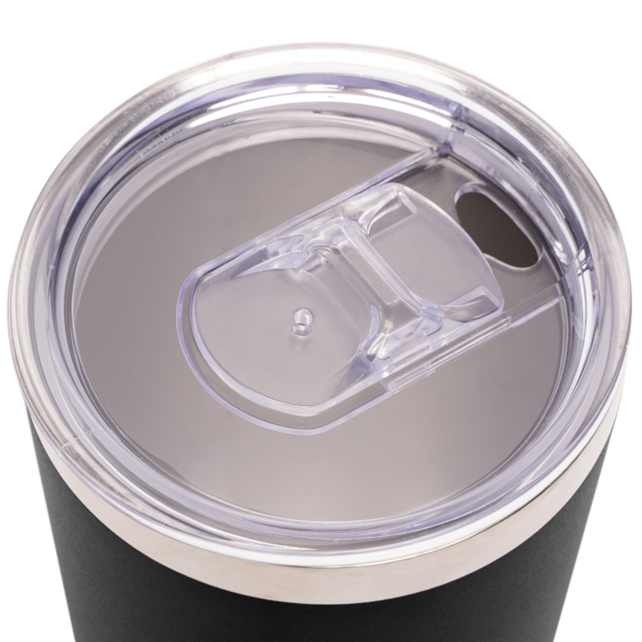 Veteran family-owned business - We the People tumbler with clear top and sliding sealer