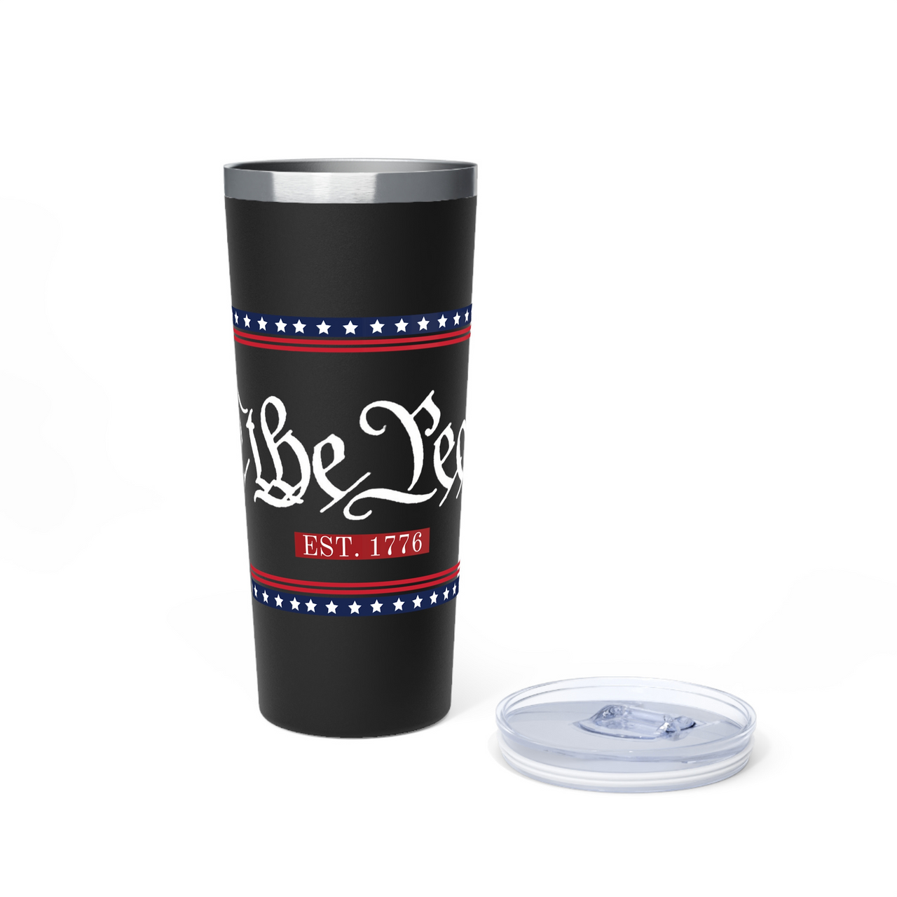 We the People 20oz tumbler with U.S. Constitution design