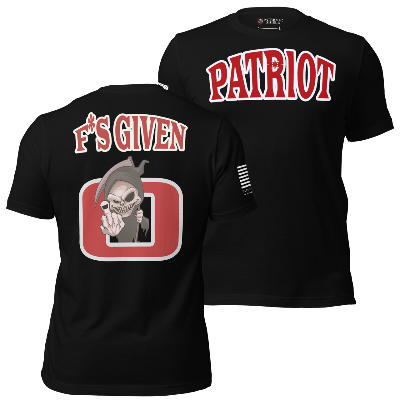 Zero Fks Given bold statement shirt premium cotton