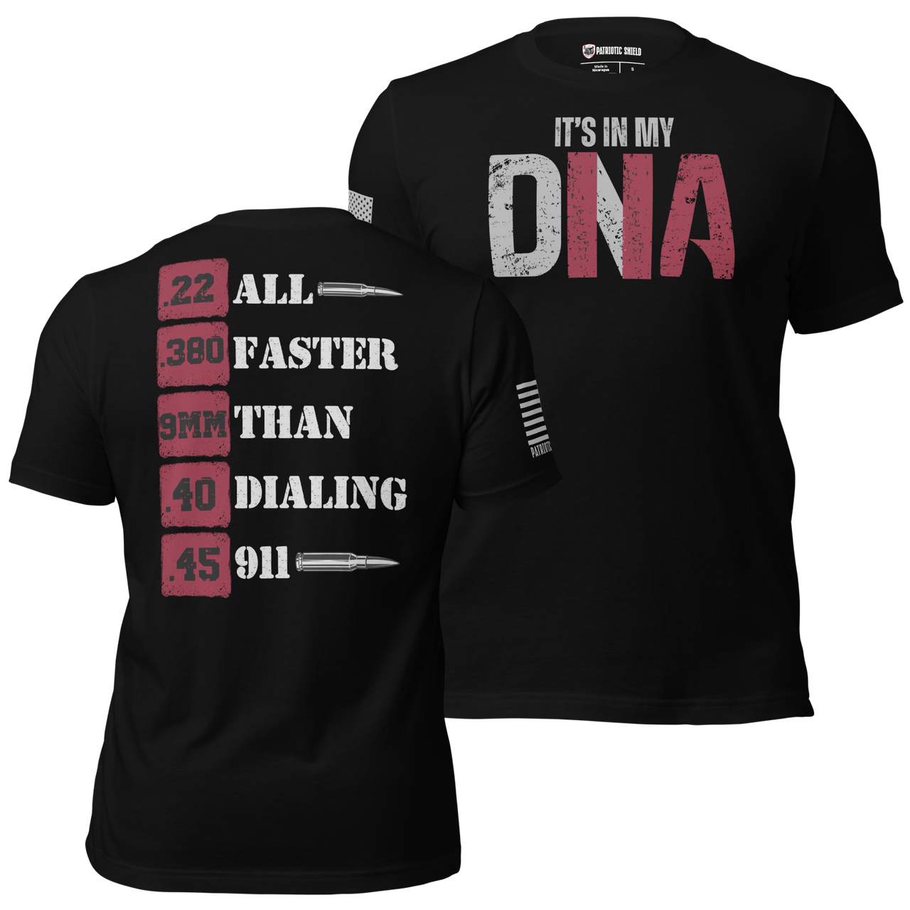 freedom warrior pro gun dna tee