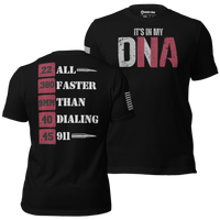 freedom warrior pro gun dna tee
