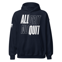 Unisex Durable Patriotic Hoodie Veteran Family Owned Brand. navy