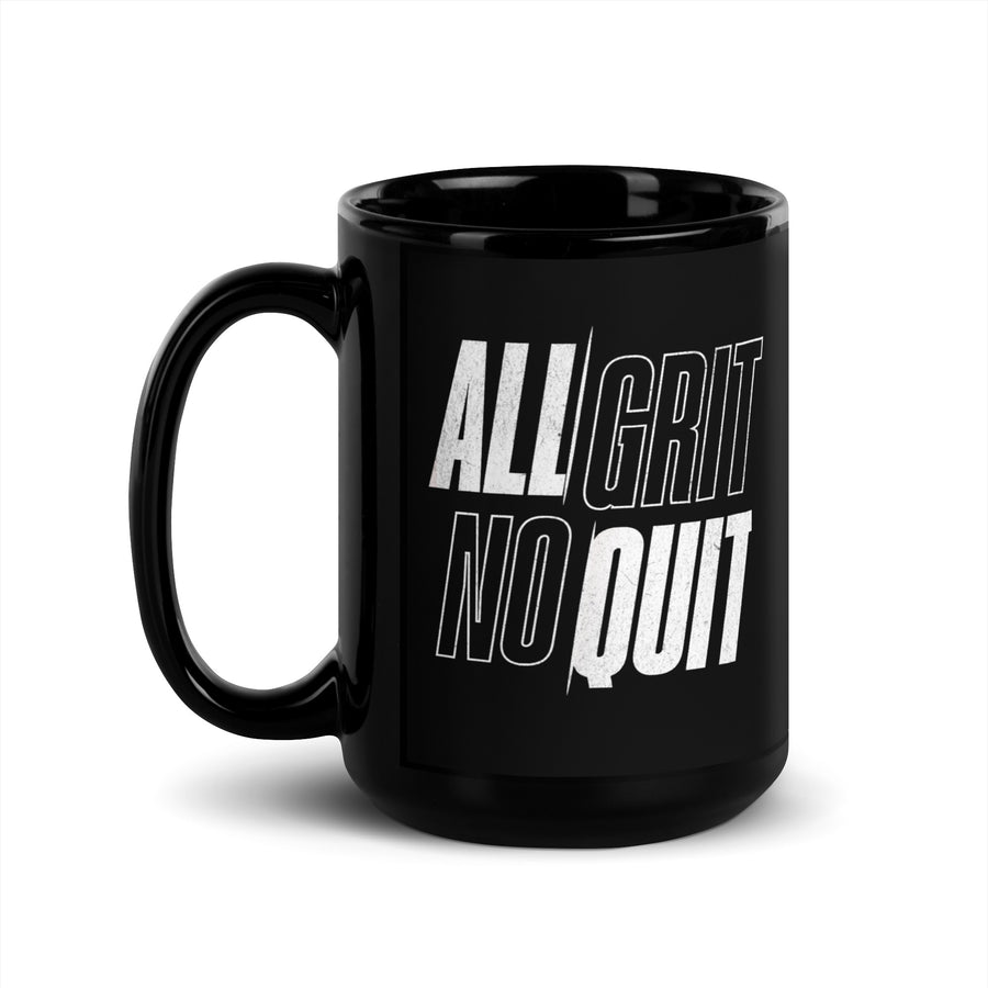 warrior coffee cup all grit no quit phrase for freedom loving American patriots