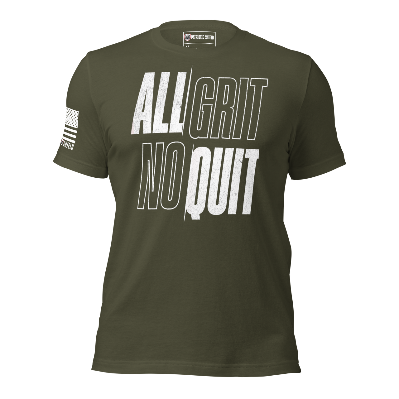 Blue Collar Warrior Shirt for Men and Women USA. military green
