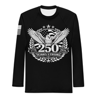 patriotic UPF 50 America 250 swim shirt for beach and water sports
