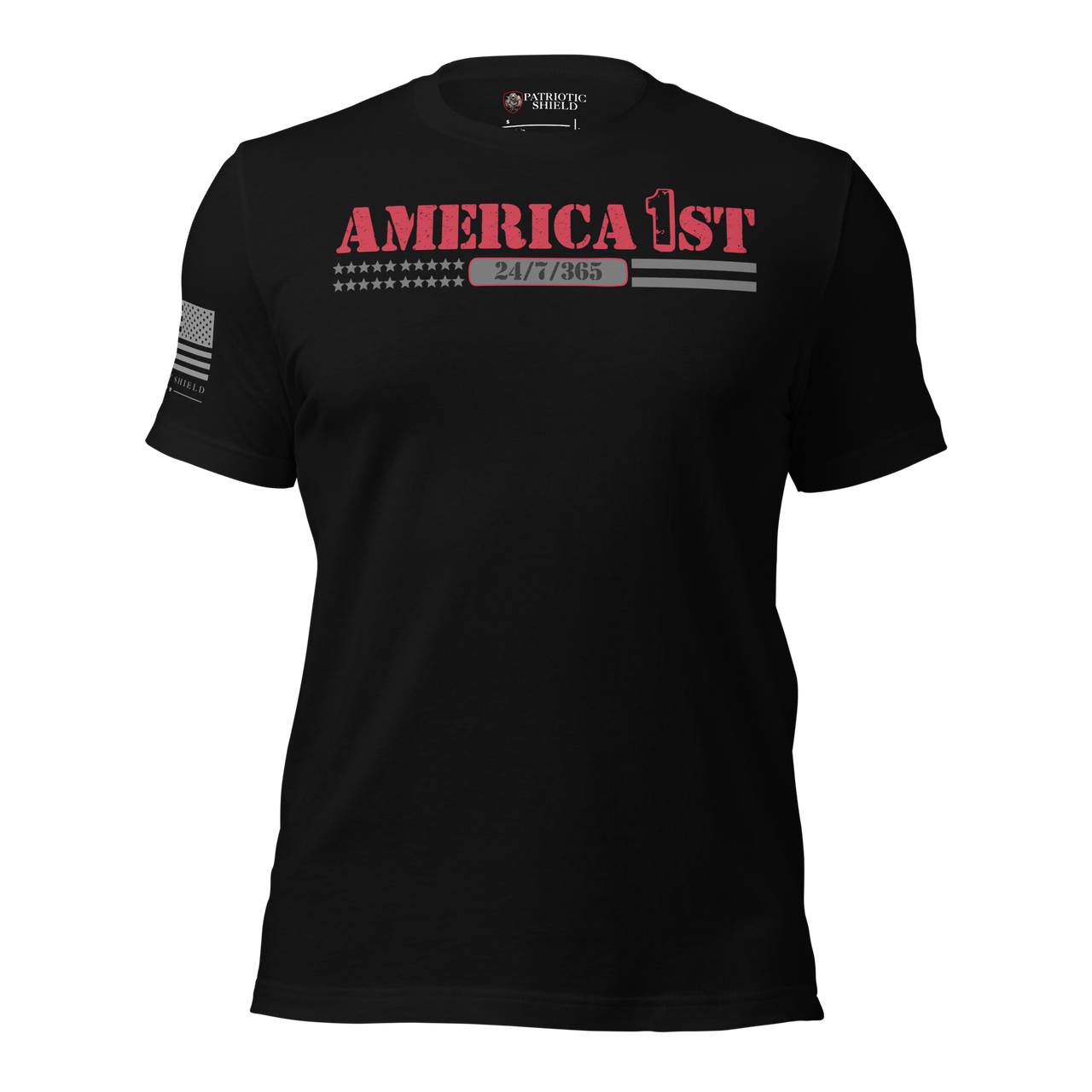 Defiant America First Graphic Tee – Veteran-Family Owned Apparel