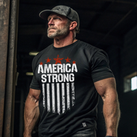 Veteran-family owned USA-warrior made patriotic shirt for tradesmen