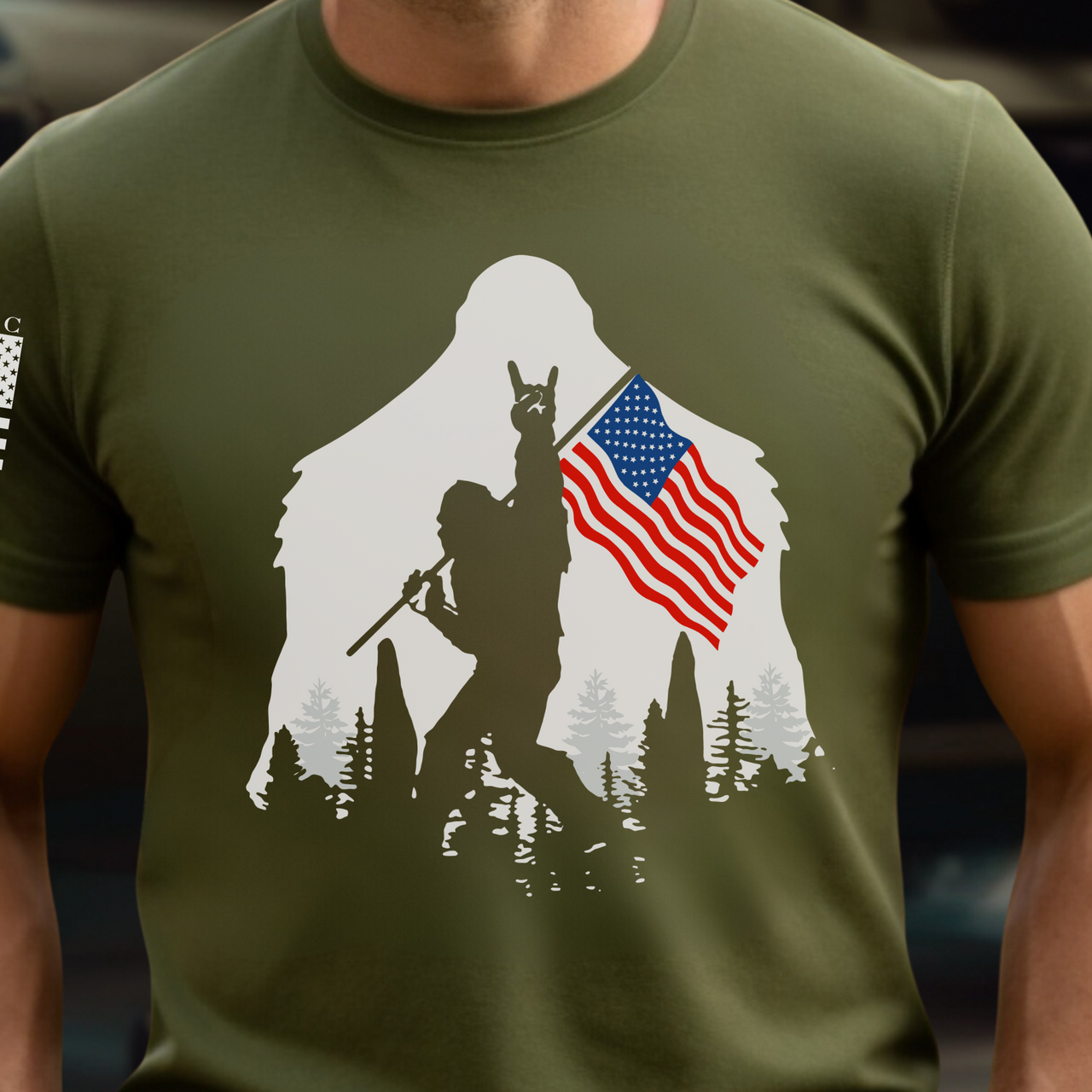 American Bigfoot T-shirt