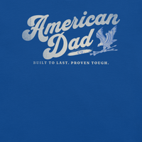 mens graphic tee built to last proven tough patriotic design