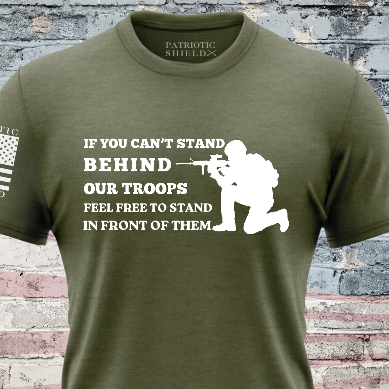 American Heroes T-Shirt - Patriotic tribute to brave warriors.