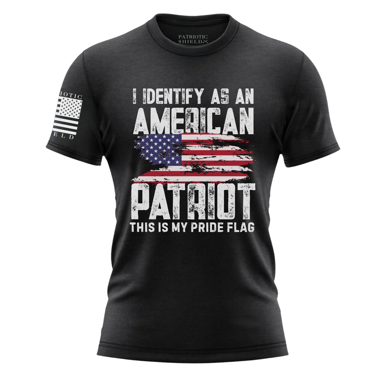 Classic American Patriot T-Shirt for those who love this country.Black