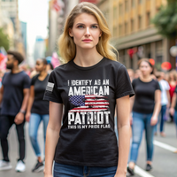 Thumbnail for bold American Patriot T-shirt for women.