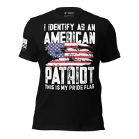 Thumbnail for Soft and stylish American Patriot T-shirt for patriotic women. Black