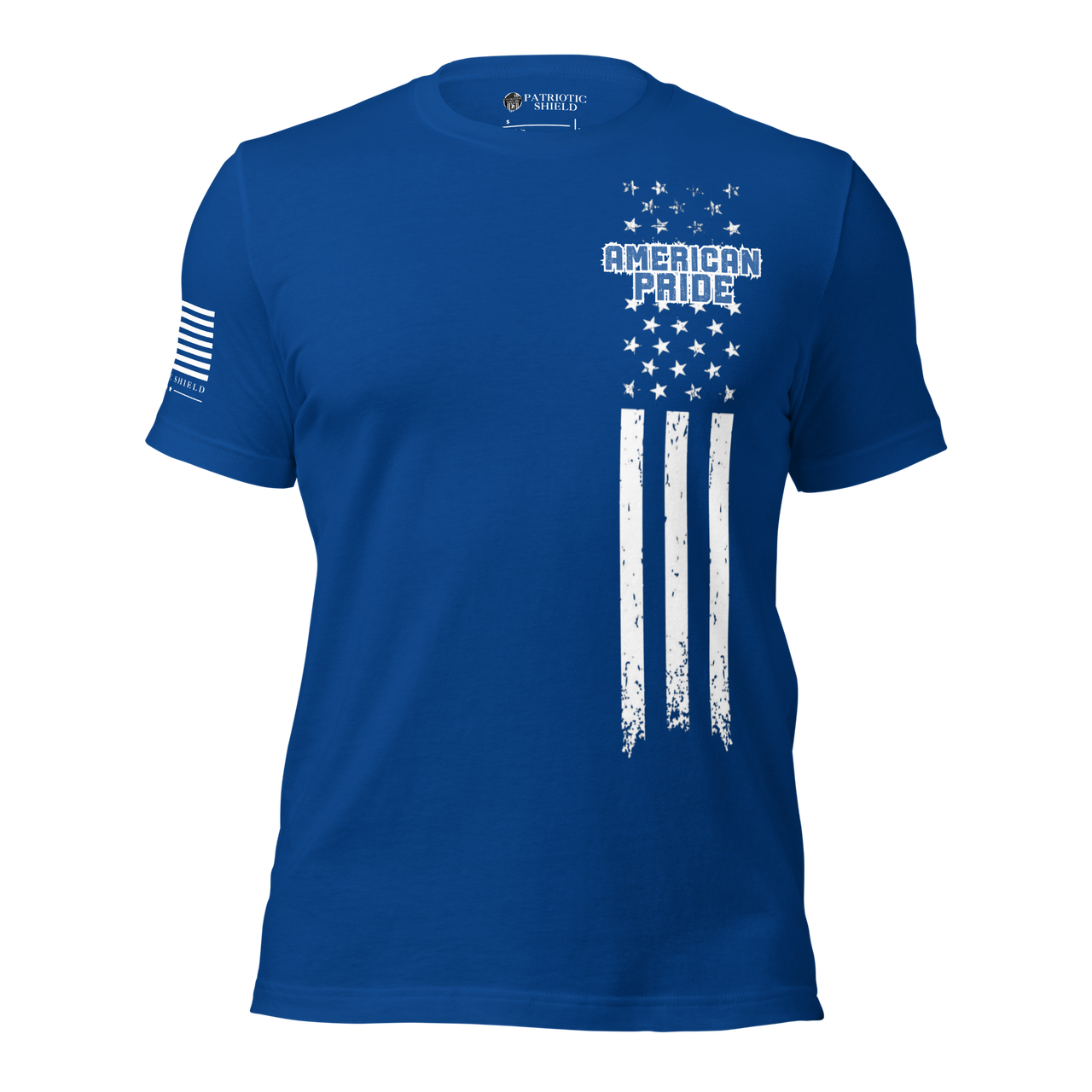 Relaxed fit shirt showing pride in country and patriotic values. true royal
