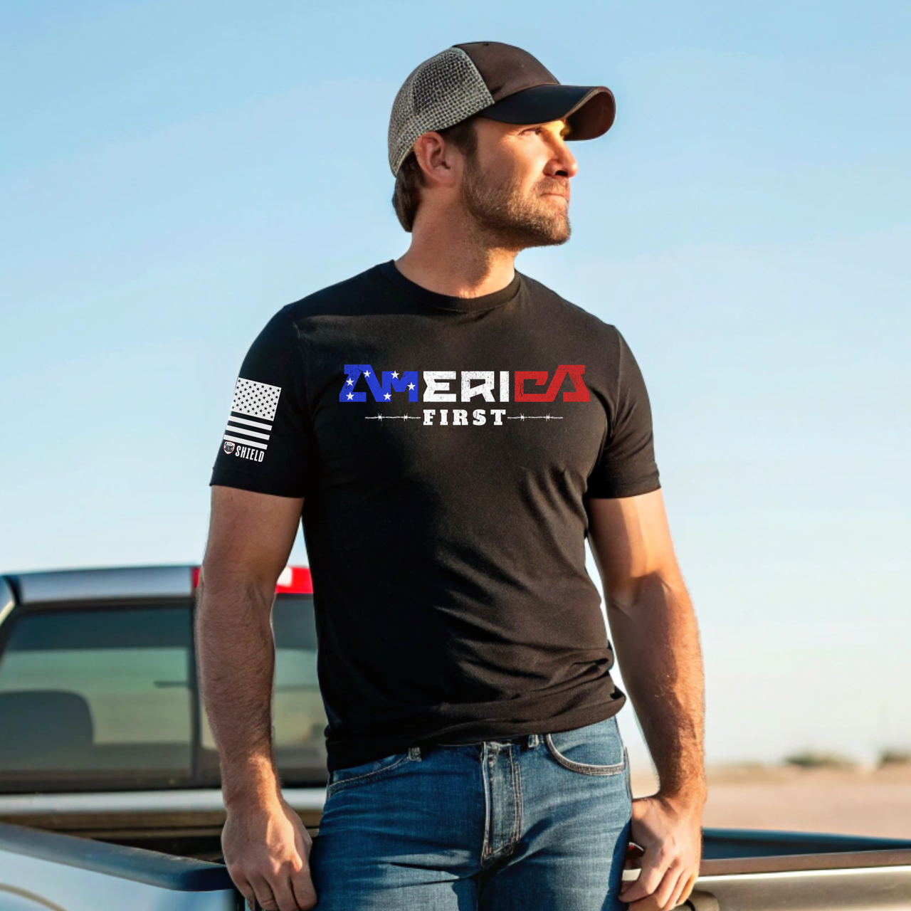 American Spirit patriotic shirt national pride apparel