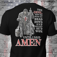Armed with Faith T-Shirt - Christian apparel for the warriors of God