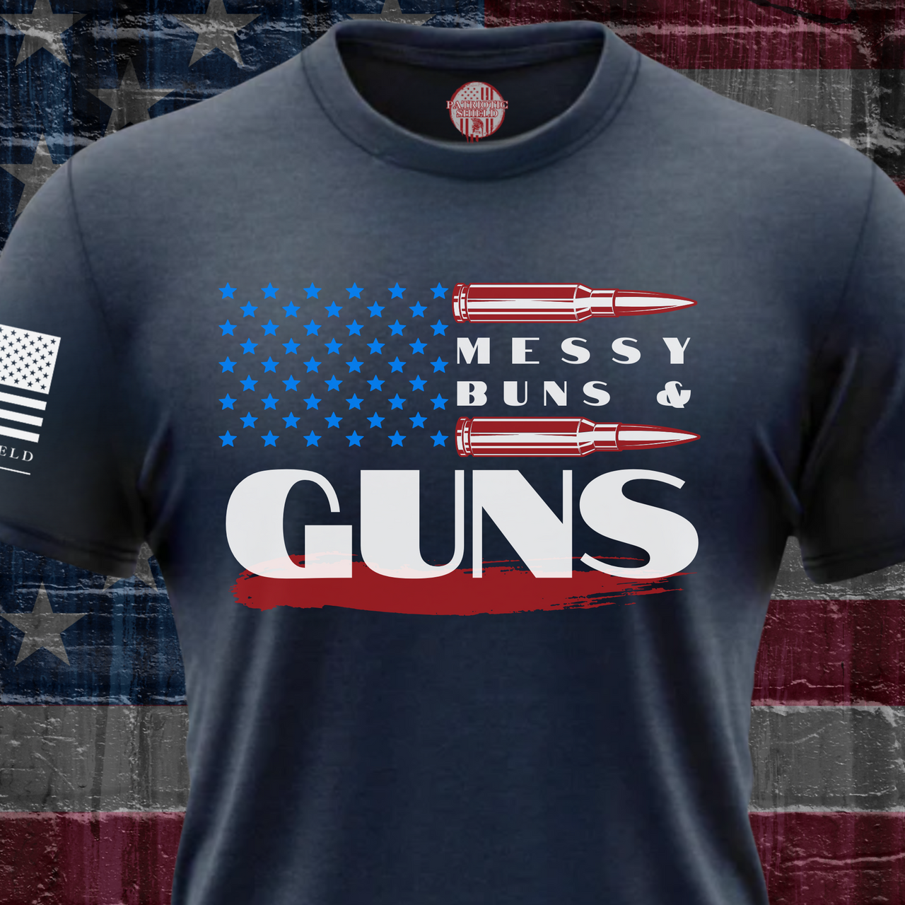 Empowering Badass Babe T-shirt for patriotic women