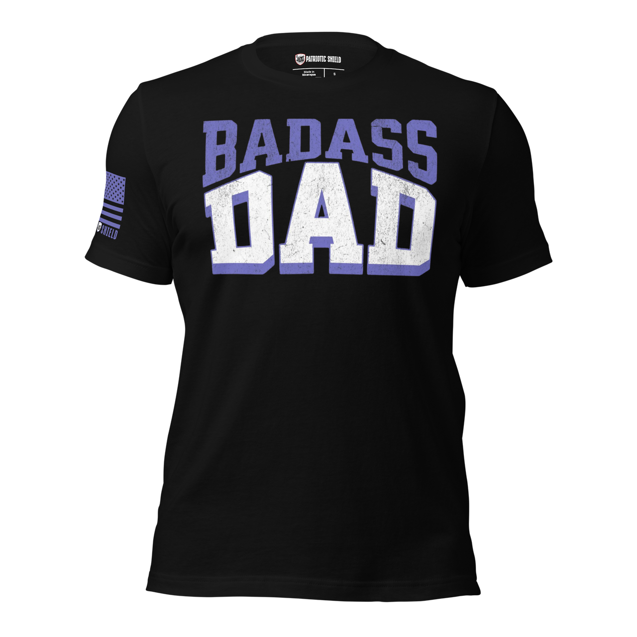 Veteran-family owned father's day patriotic apparel. black