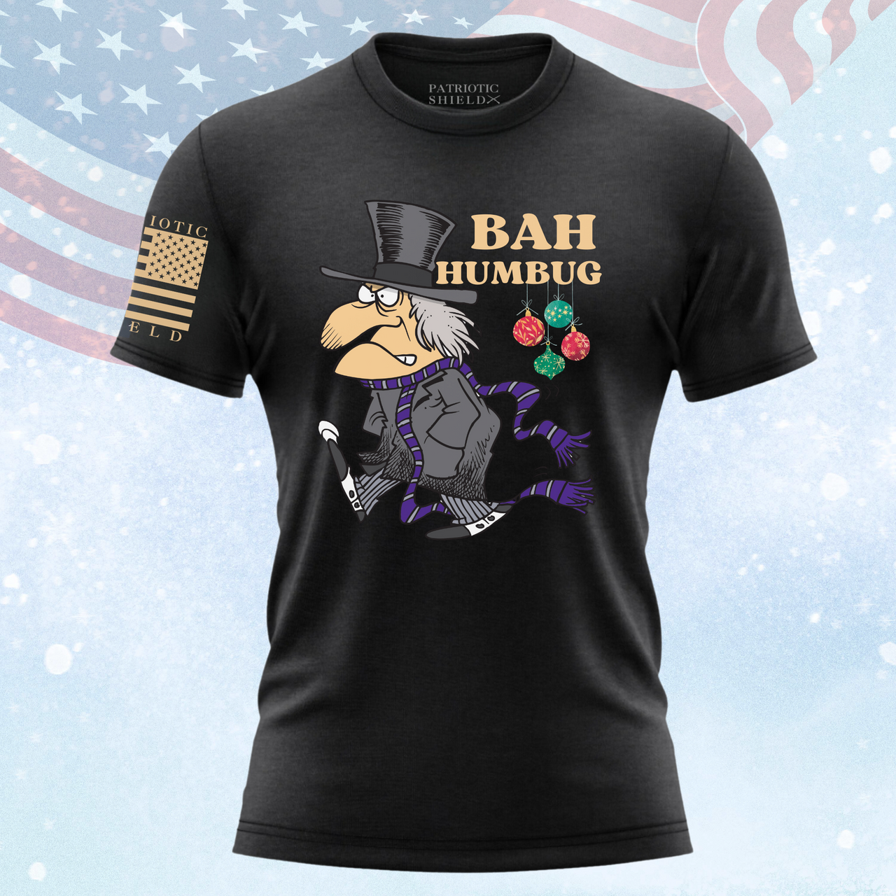 Bah Humbug T-Shirt - Funny Christmas Shirt for Grinches