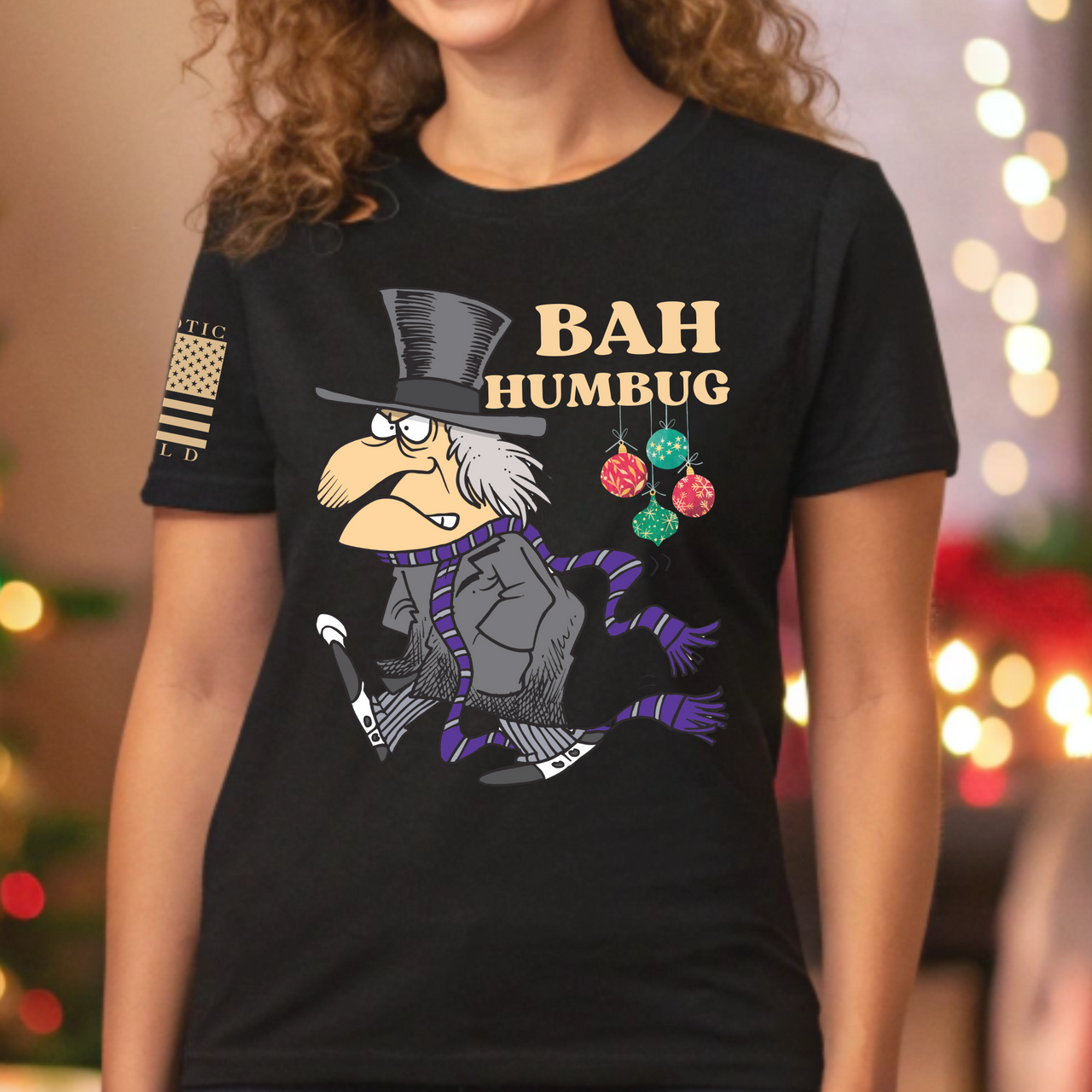 Holiday Humor T-Shirt - Bah Humbug Graphic Tee