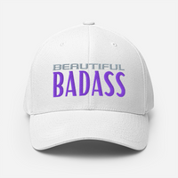Thumbnail for Stretch Fit Women’s Twill Cap with Curved Visor. white