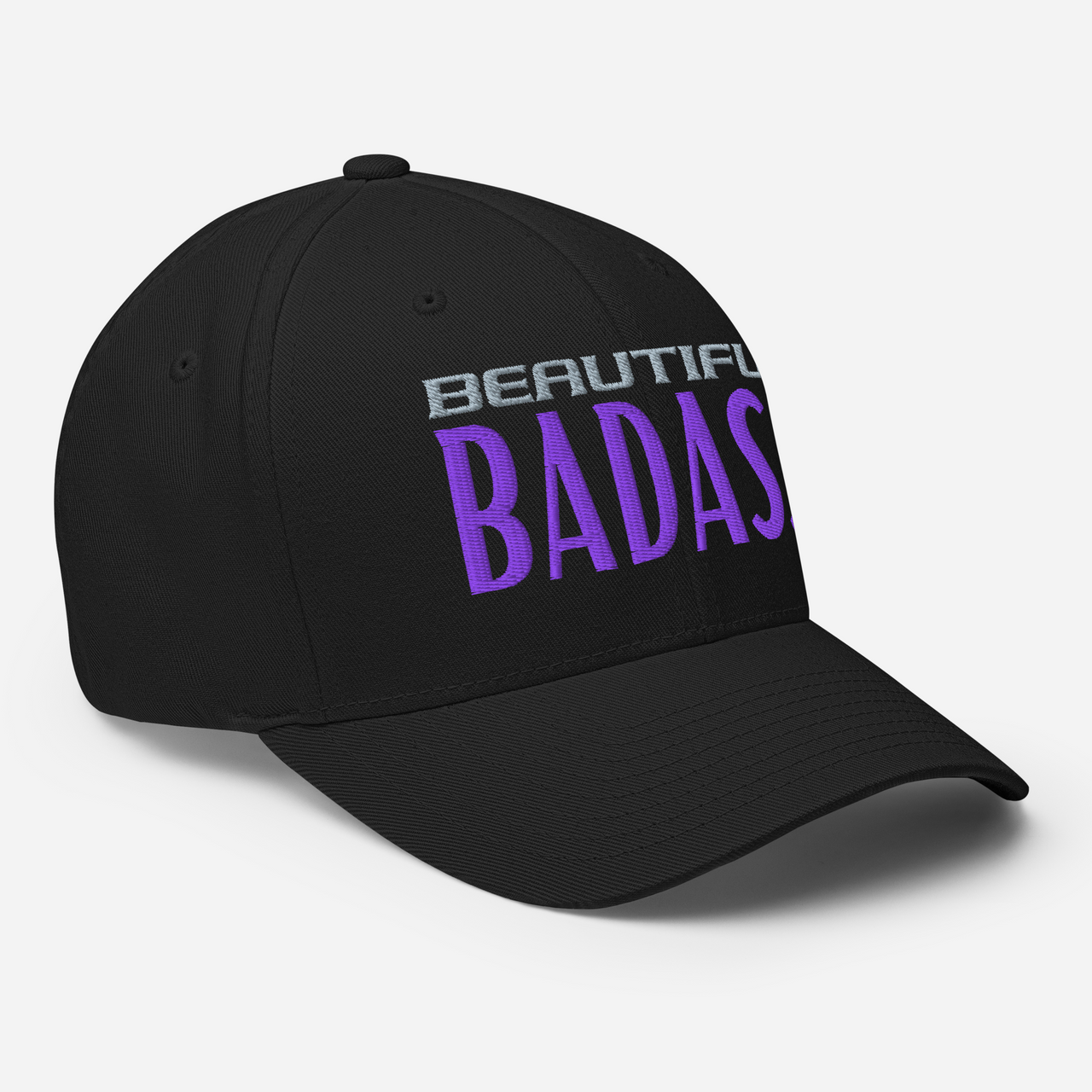 Athletic Fit Women's Cap with empowering words