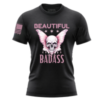 Thumbnail for Stylish and bold Beautiful Badass T-shirt for women. Black