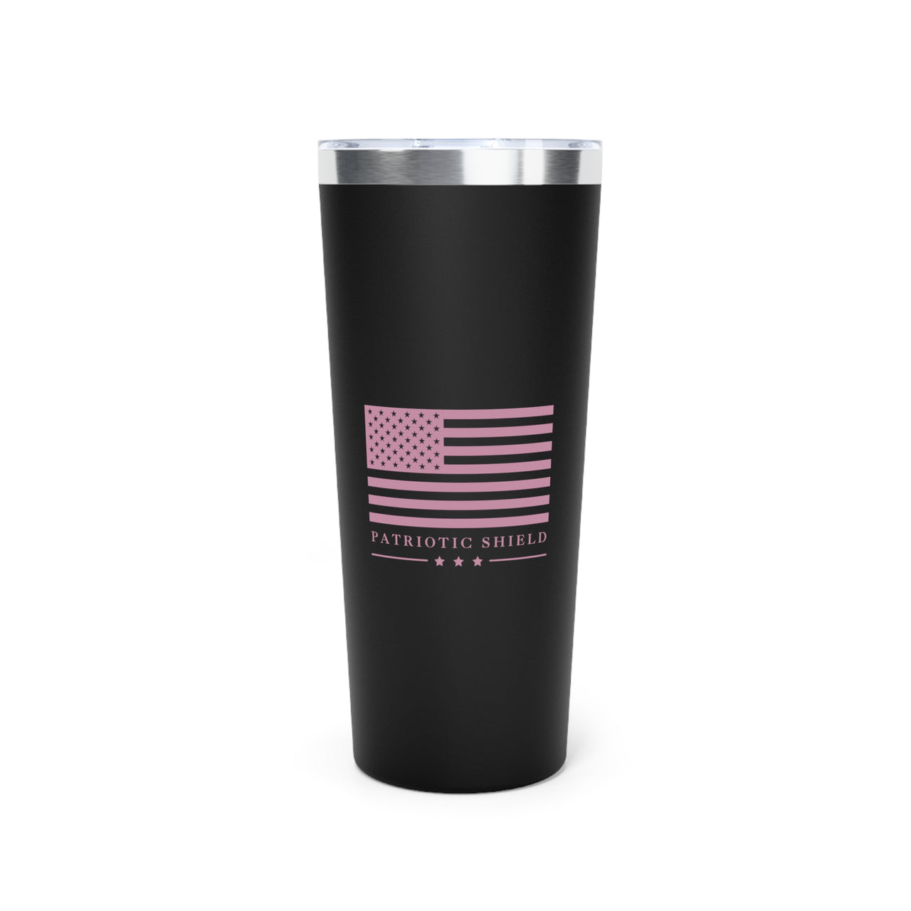 stainless steel Beautiful Badass tumbler with American pride