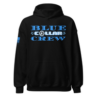 Durable Hoodie for American Workers with Warrior Spirit. black