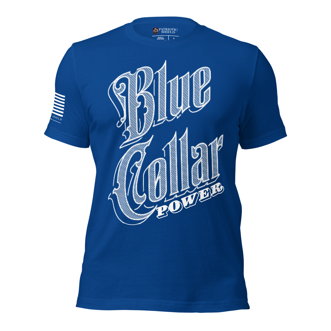 Blue Collar Apparel Veteran Family Owned Brand. true royal