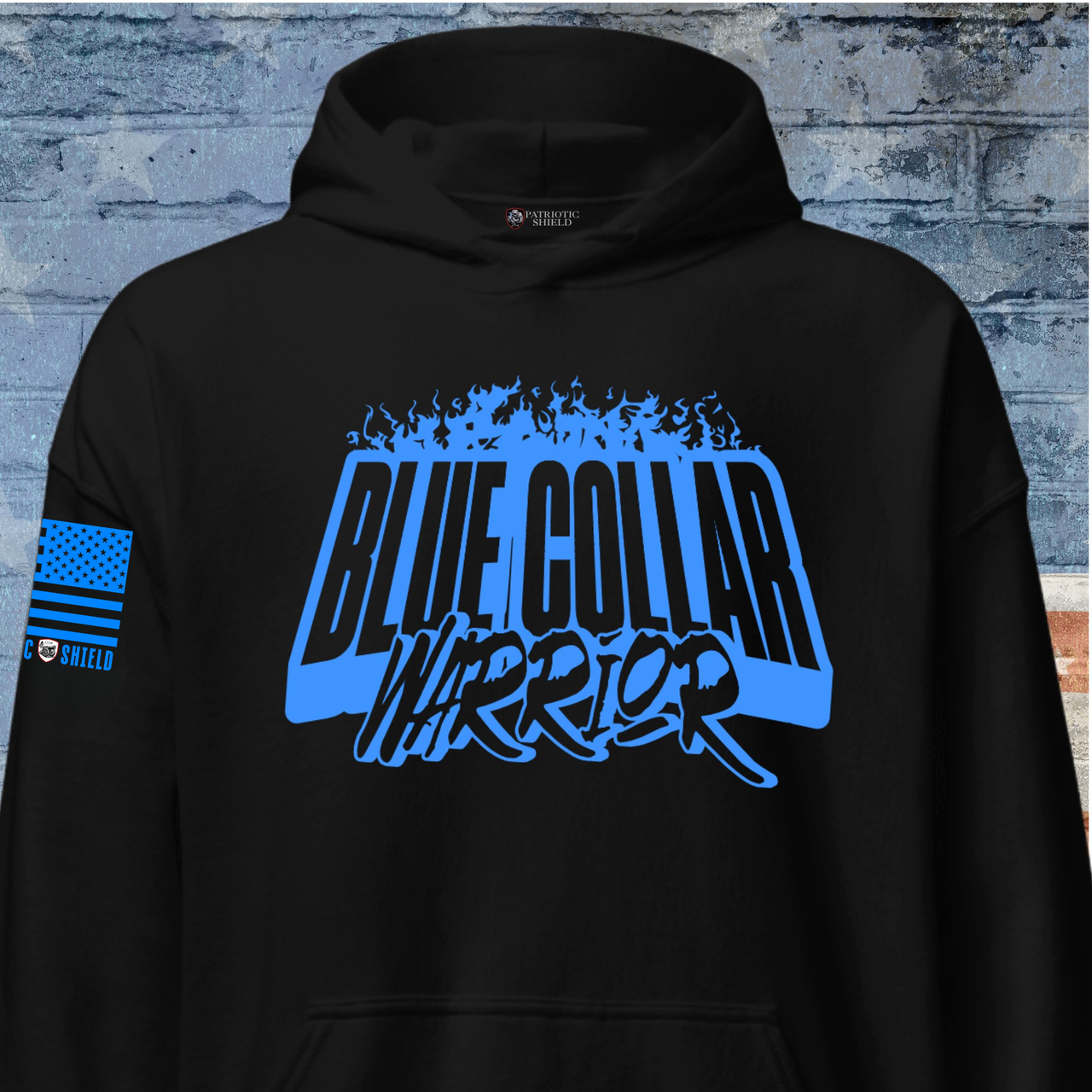 Gritty American Worker Hoodie for Hardworking Patriots