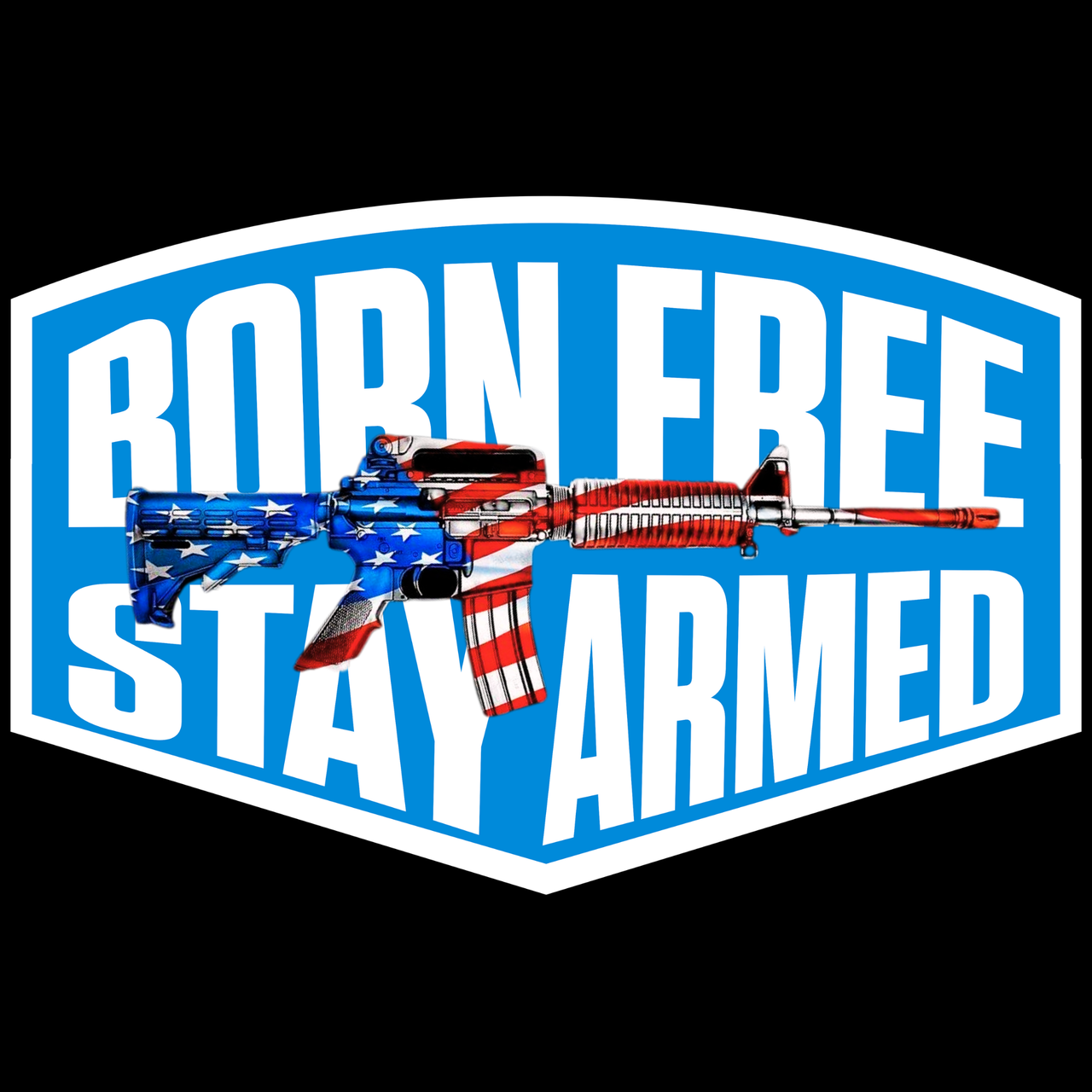 Born Free patriotic shirt for American patriots