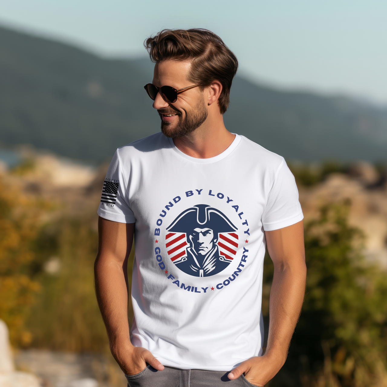 Honor-bound Bound by Loyalty T-Shirt for modern-day patriots.