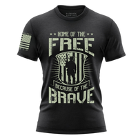 Thumbnail for Brave Freedom T-Shirt - Showcasing bold pride in our soldiers. Black