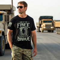 Thumbnail for Bold Brave Freedom T-Shirt celebrating our brave military heroes.