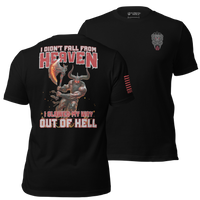 Men’s and Women’s Clawed My Way Out Bold Viking warrior Tee