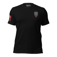 Defiant Battle-Scarred Warrior T-Shirt