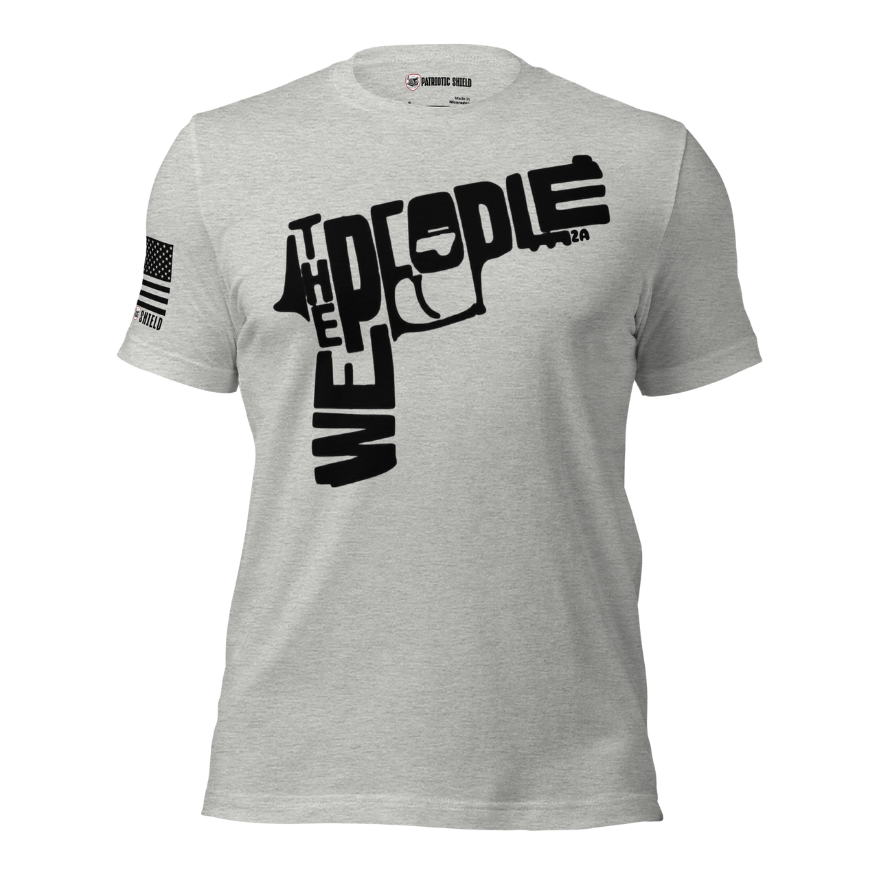 gun rights T-shirt for American patriots and warriors. athletic heather