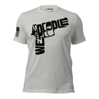 gun rights T-shirt for American patriots and warriors. athletic heather