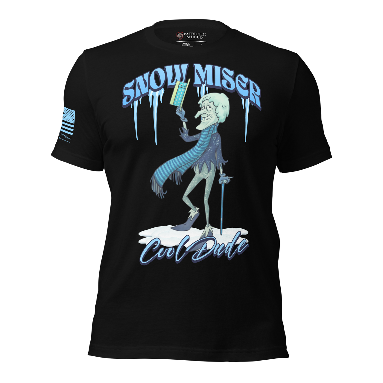 cool-dude-funny-christmas-shirt-veteran-family-owned-black