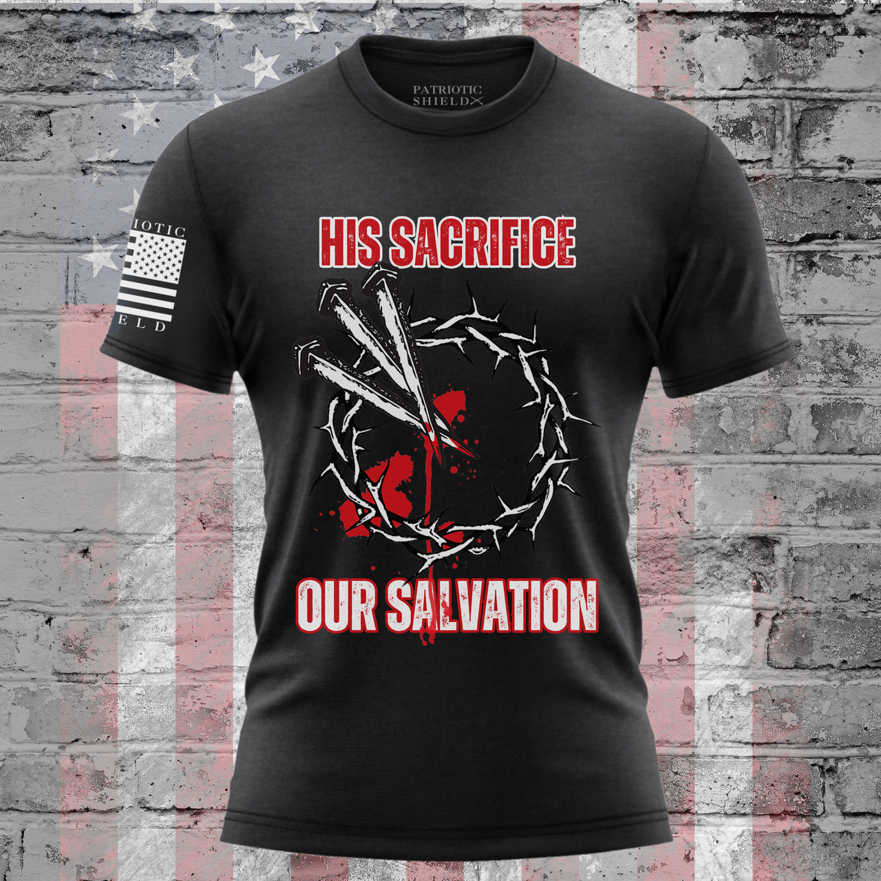 His Sacrifice, Our Salvation T-Shirt