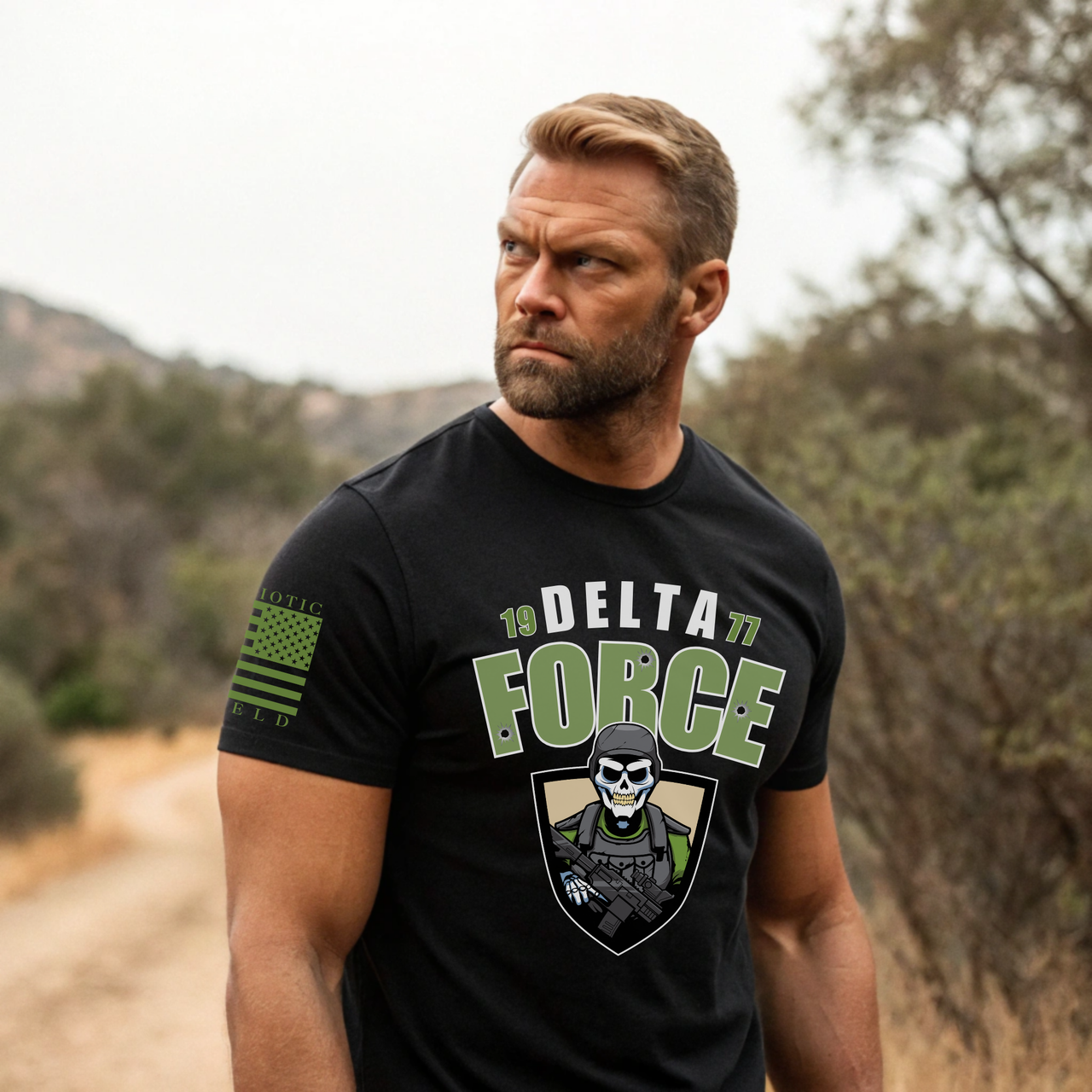 Elite Delta Force T-Shirt honoring discipline and resolve.