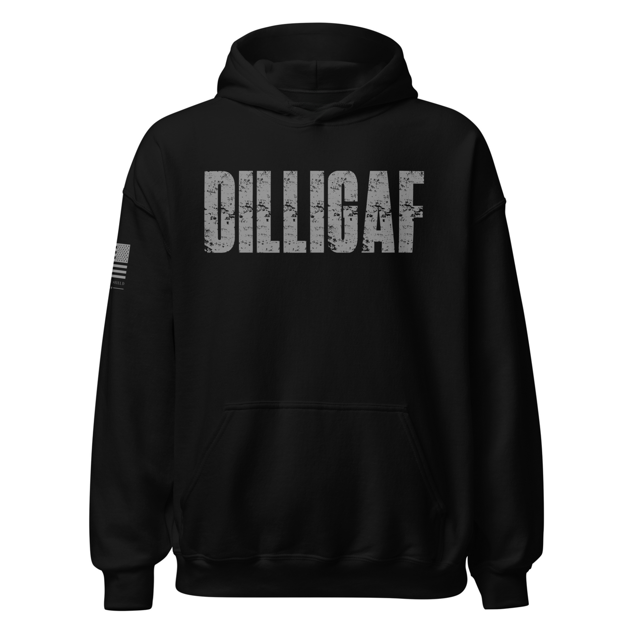 DILLIGAF Hoodie for Men and Women Patriotic Streetwear