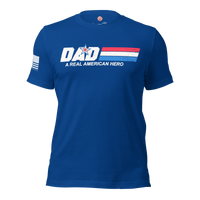 Thumbnail for Men’s American Hero Dad Shirt - Bold & Comfortable Design. True Royal